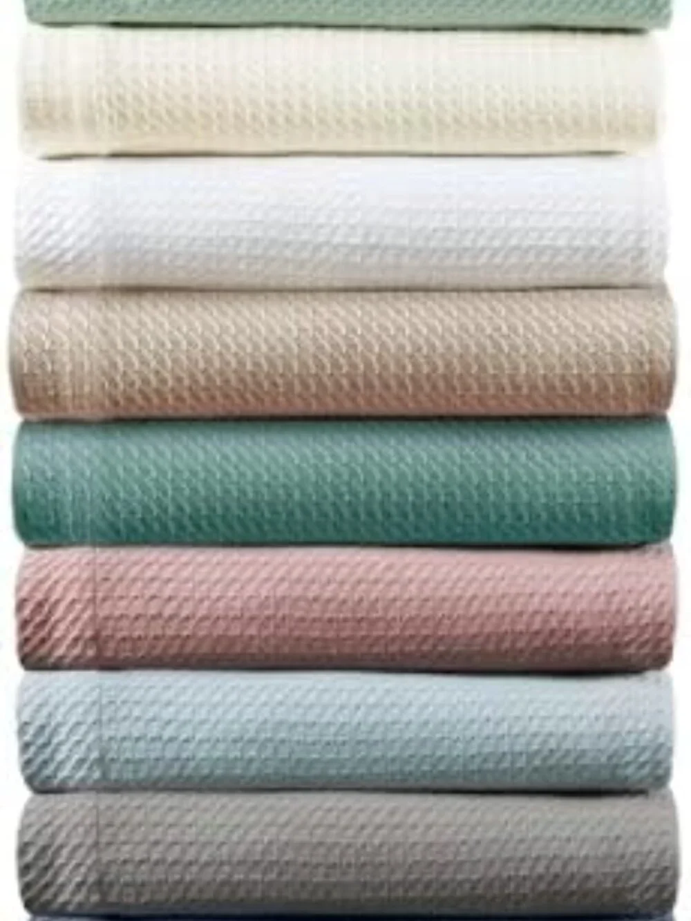 Madison Park Egyptian Cotton King Blanket Blue (MP51N-6430)